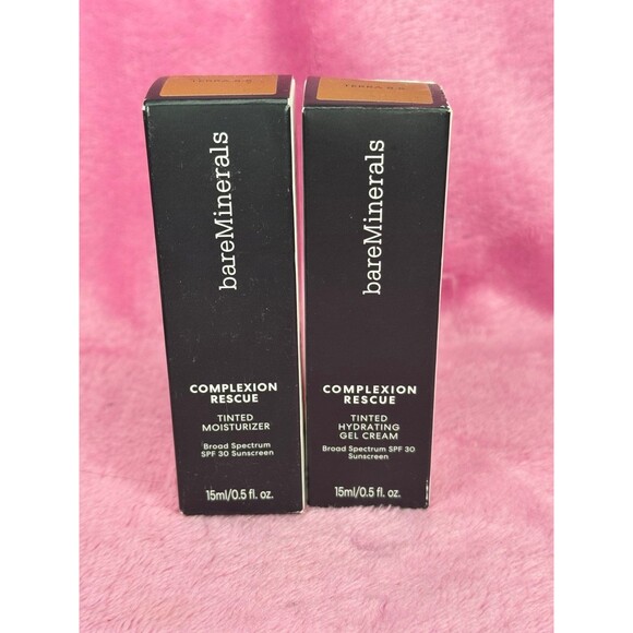 New! Terra 8.5 BareMinerals Complexion Rescue Tinted Moisturizer BNIB NWT Set - Picture 1 of 3